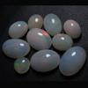 Ethiopian Opal Nice quality Mix Oval CABOCHON each pcs have beautifull flashy fire size 7 -13.5 mm 10pcs approx --